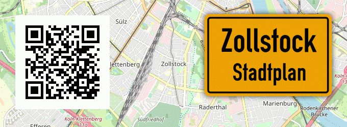 Stadtplan Zollstock
