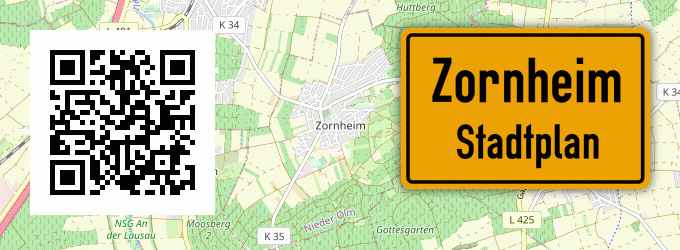 Stadtplan Zornheim