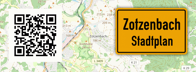 Stadtplan Zotzenbach