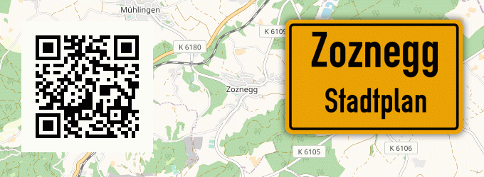 Stadtplan Zoznegg