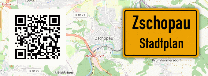 Stadtplan Zschopau