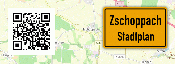 Stadtplan Zschoppach