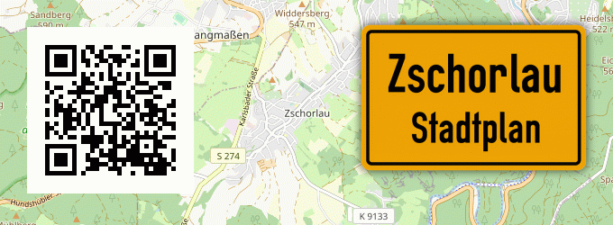 Stadtplan Zschorlau