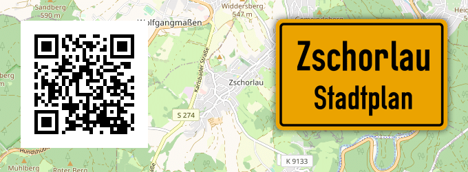Stadtplan Zschorlau