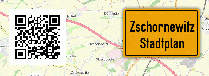 Stadtplan Zschornewitz