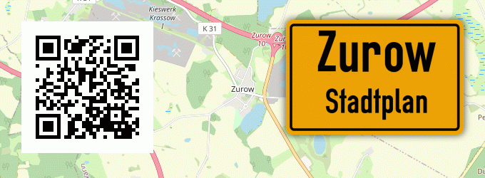 Stadtplan Zurow