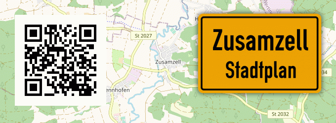 Stadtplan Zusamzell