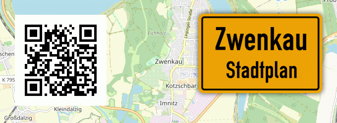 Stadtplan Zwenkau