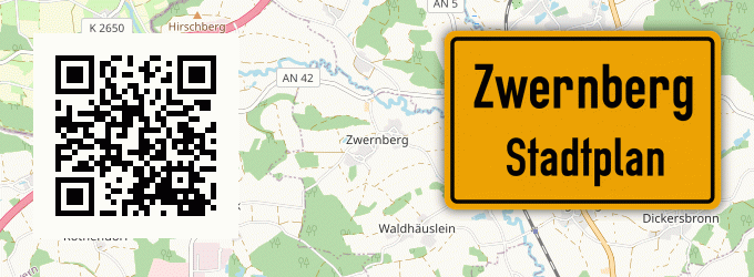 Stadtplan Zwernberg