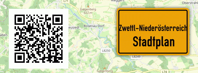 Stadtplan Zwettl-Niederösterreich