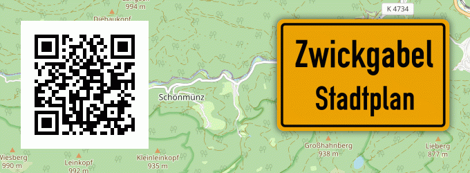 Stadtplan Zwickgabel