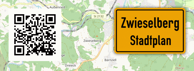 Stadtplan Zwieselberg, Bayern