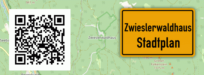 Stadtplan Zwieslerwaldhaus