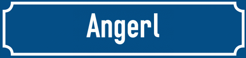 Straßenschild Angerl
