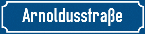 Straßenschild Arnoldusstraße zum kostenlosen Download
