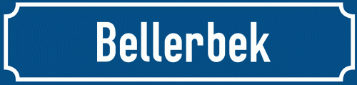 Straßenschild Bellerbek