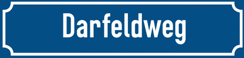 Straßenschild Darfeldweg