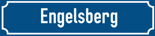 Straßenschild Engelsberg