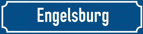 Straßenschild Engelsburg