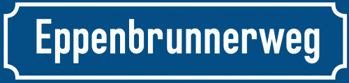 Straßenschild Eppenbrunnerweg