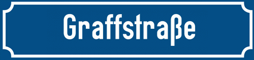 Straßenschild Graffstraße