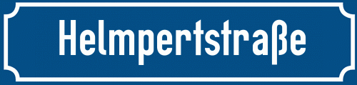Straßenschild Helmpertstraße zum kostenlosen Download