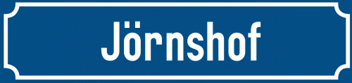 Straßenschild Jörnshof