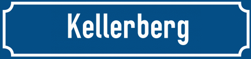 Straßenschild Kellerberg