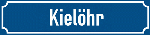 Straßenschild Kielöhr