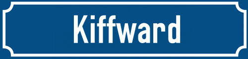 Straßenschild Kiffward zum kostenlosen Download