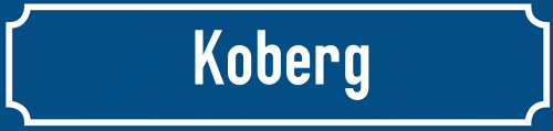 Straßenschild Koberg