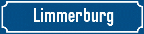 Straßenschild Limmerburg