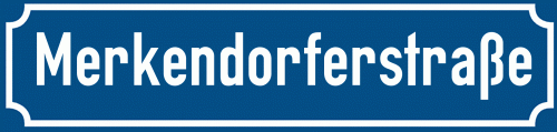 Straßenschild Merkendorferstraße