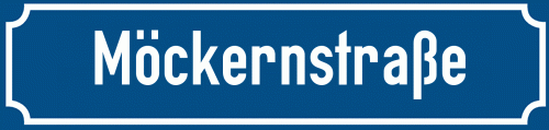 Straßenschild Möckernstraße