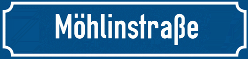 Straßenschild Möhlinstraße