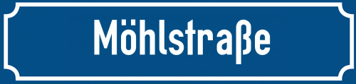 Straßenschild Möhlstraße