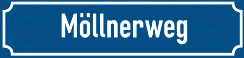 Straßenschild Möllnerweg