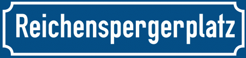 Straßenschild Reichenspergerplatz zum kostenlosen Download