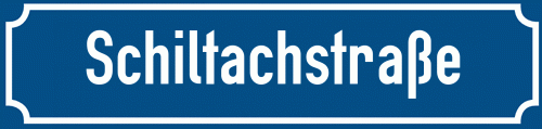 Straßenschild Schiltachstraße