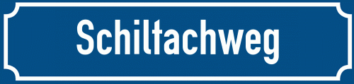 Straßenschild Schiltachweg