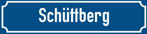 Straßenschild Schüttberg