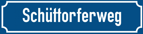 Straßenschild Schüttorferweg