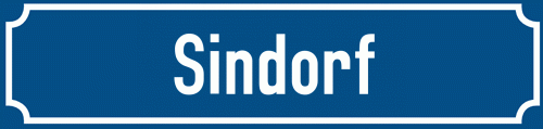 Straßenschild Sindorf