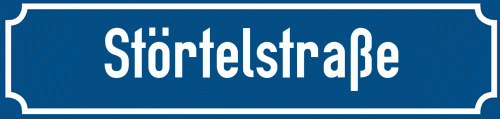 Straßenschild Störtelstraße