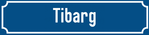 Straßenschild Tibarg