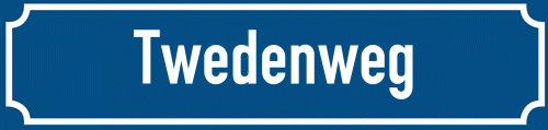 Straßenschild Twedenweg zum kostenlosen Download