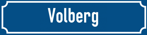Straßenschild Volberg