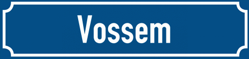 Straßenschild Vossem