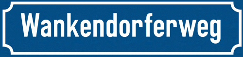 Straßenschild Wankendorferweg