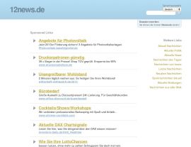 Foto von 12news.de - Informationen, Infos, News, Aktuelles, Schlagzeilen, Angebote, Specials